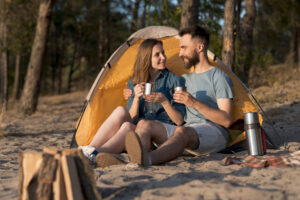 venir en camping en couple