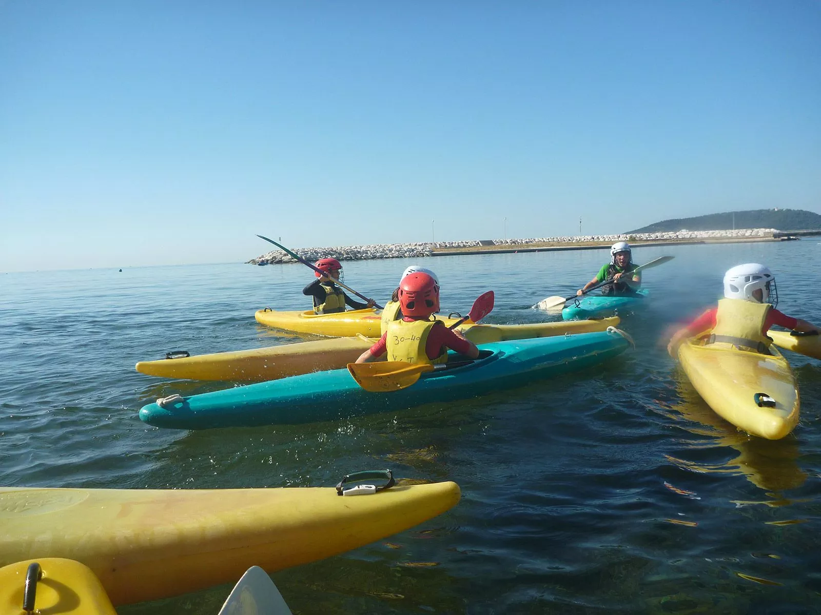 Stages kayak pour enfants et jeunes